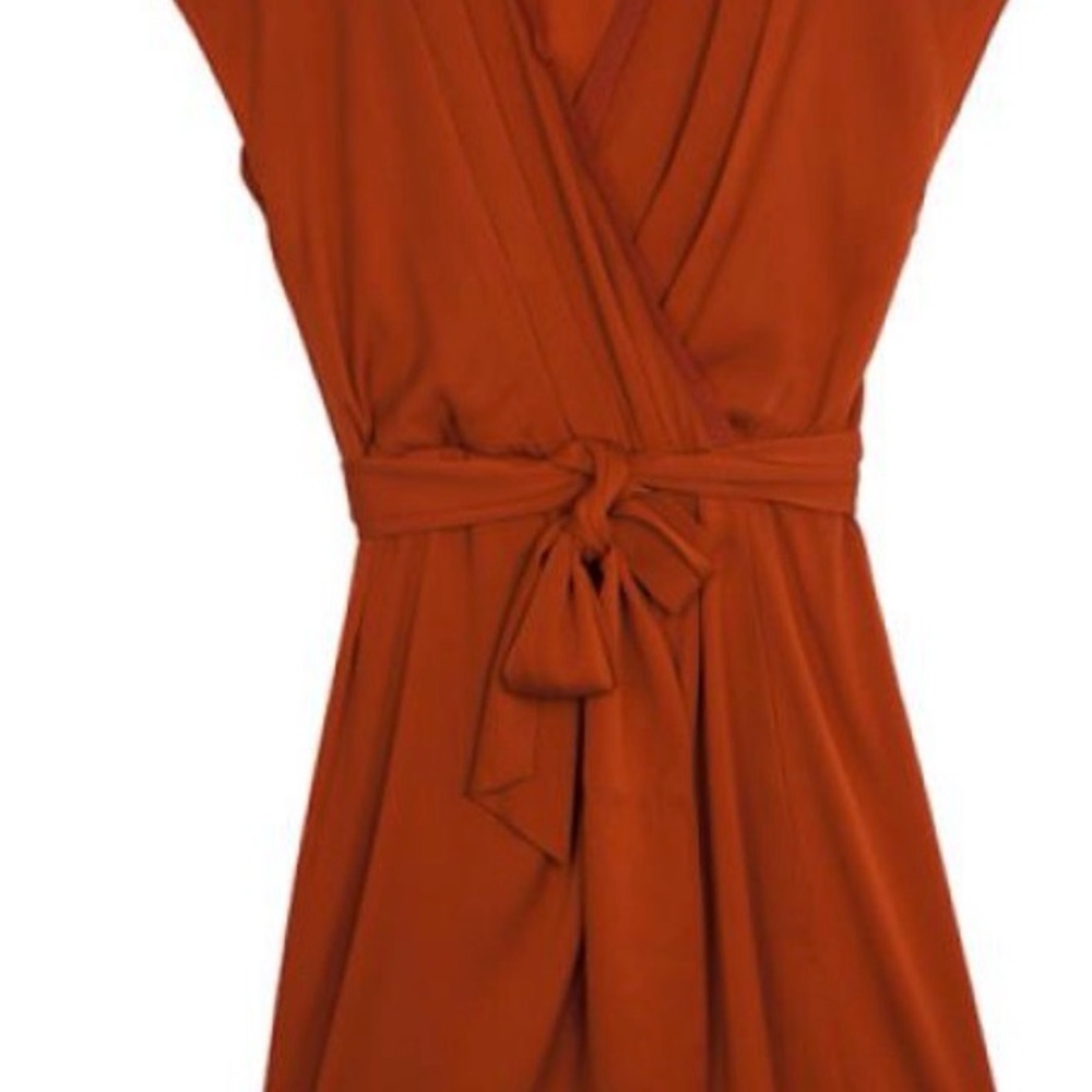 Diane Von Furstenberg Rust Orange Dress